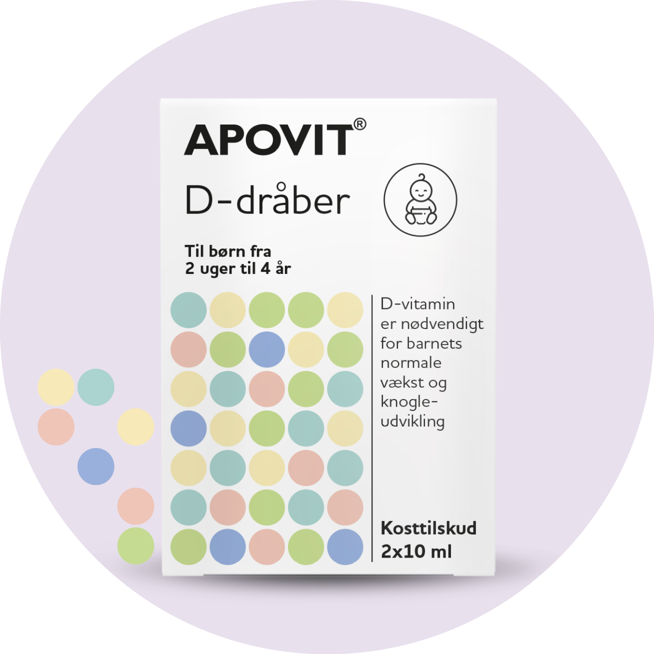D-dråber – APOVIT med D-vitamin til knogler og immunforsvar hos børn